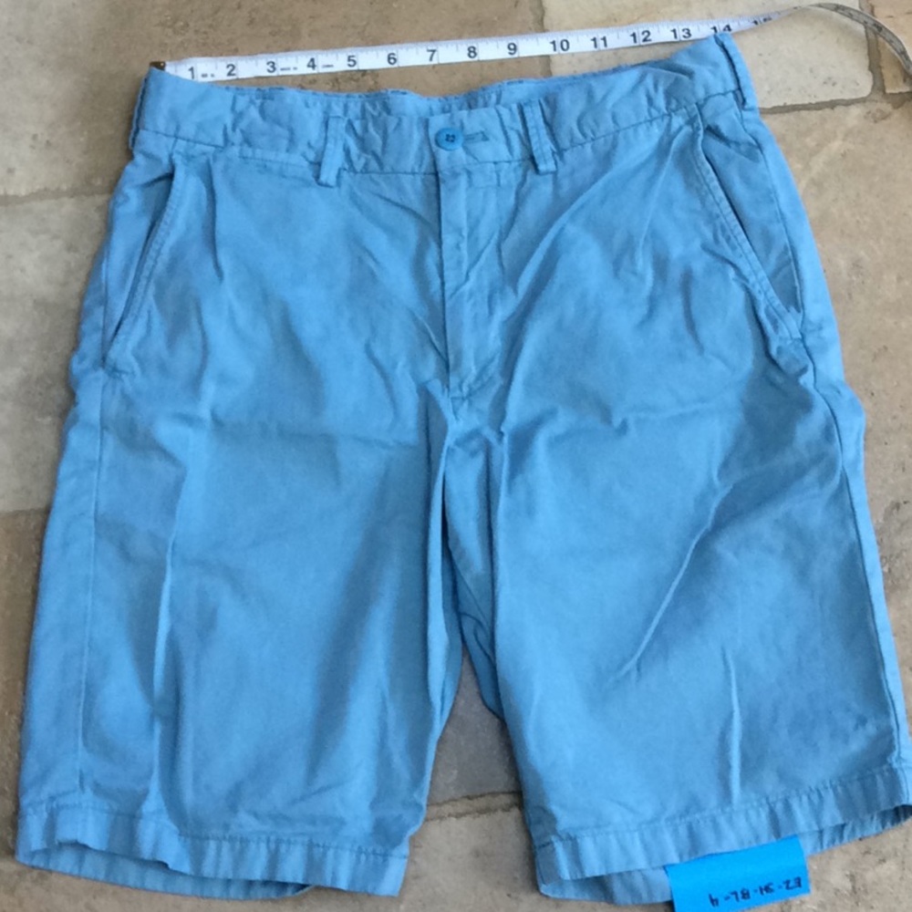 EZSHBL4- Sea foam blue boys shorts size 10.